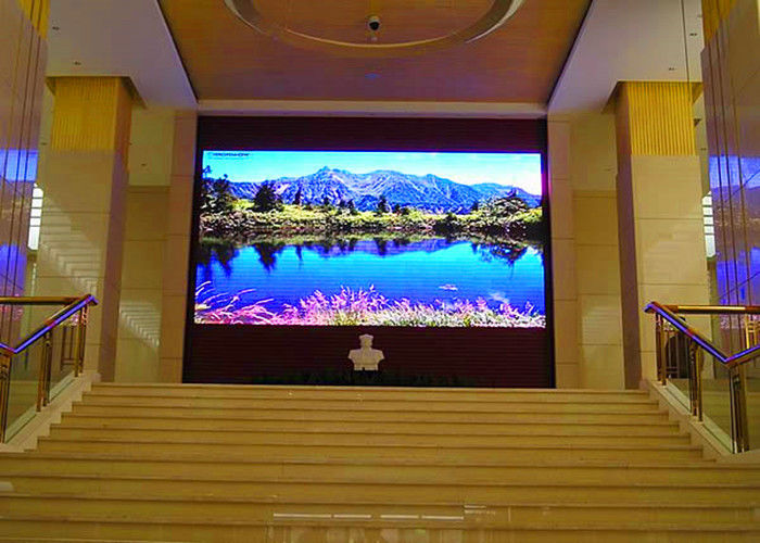 Luminosità dell'interno di CA 110/220v dell'esposizione di LED della sala riunioni della parete di P3 HD LED video alta fornitore