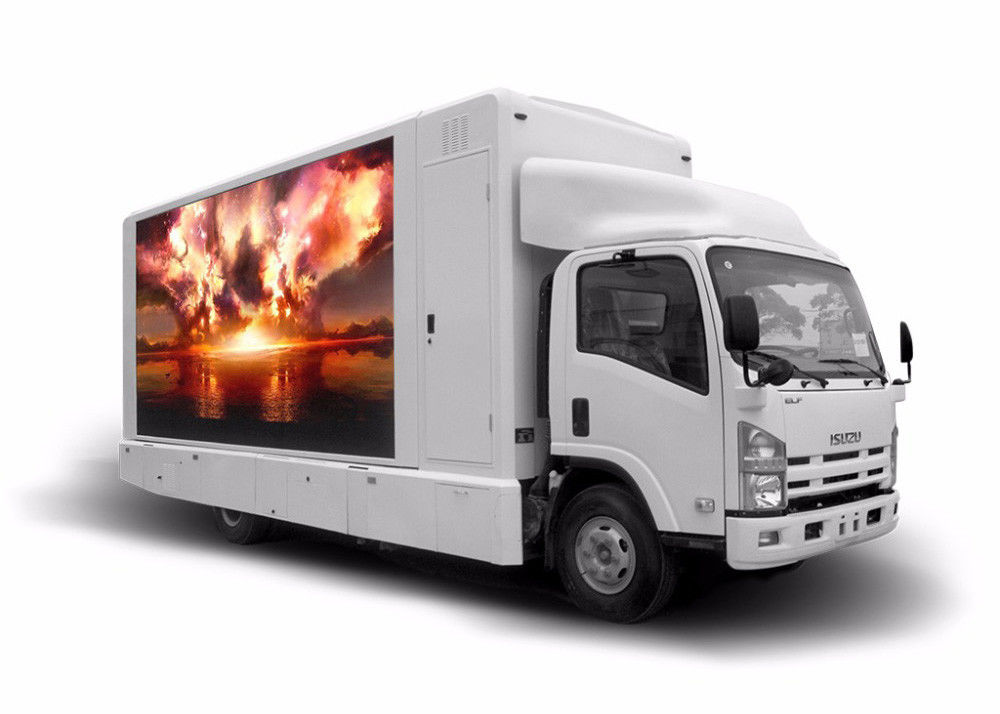 Schermo di visualizzazione mobile montato automobile del LED, schermi del camion TV per annunciare fornitore